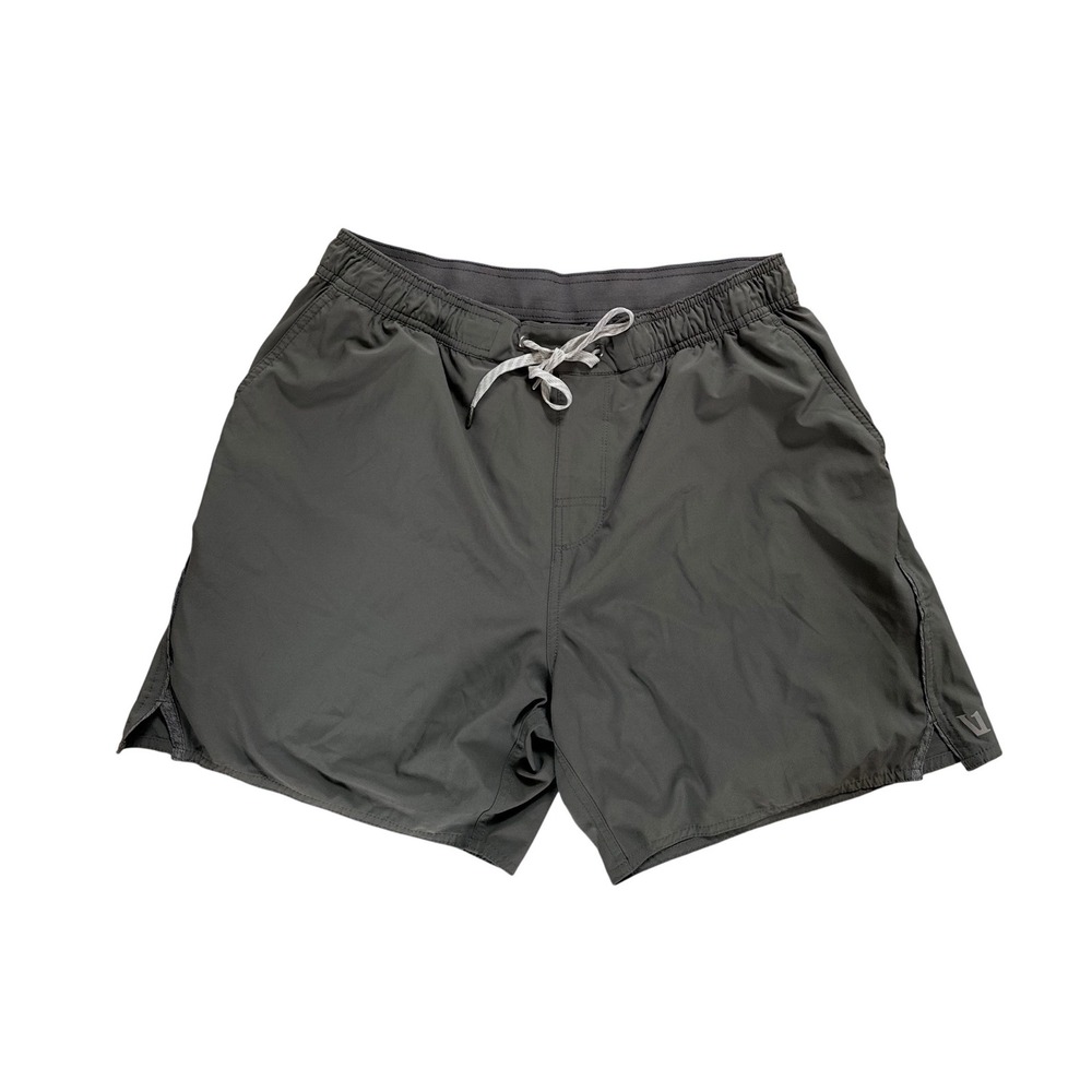 Vuori Shorts Mens Army Green  6.5 Inch Inseam Lined Athletic Gym Medium